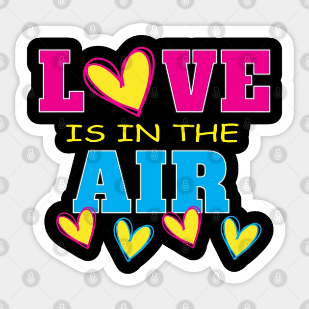 Happy Couples Singles Valentine Love Is in the Air Sticker by Envision Styles